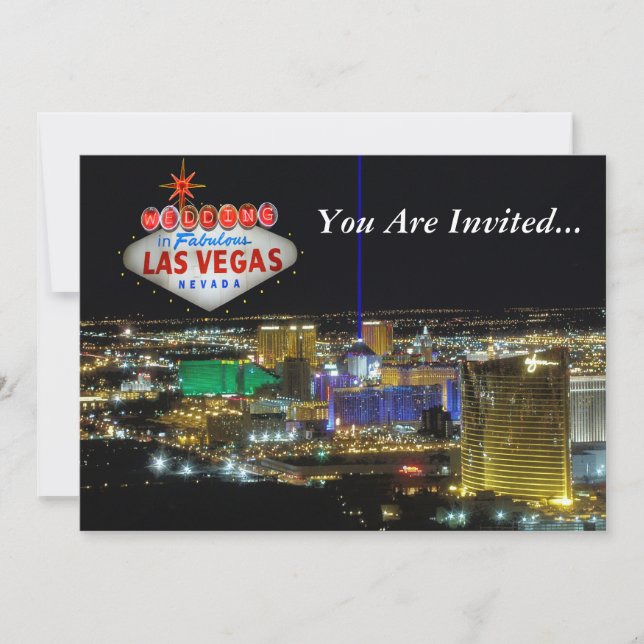 Convites de Casamento de Las Vegas (Frente)