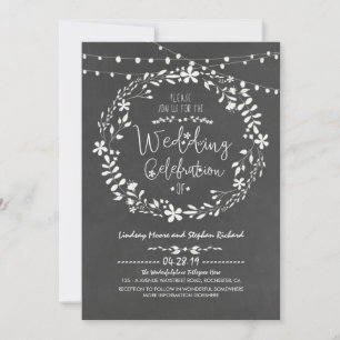 Convites de casamento de Luzes de Corrente de Corr