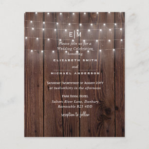 CONVITES DE CASAMENTO de Luzes Russas de Woodland