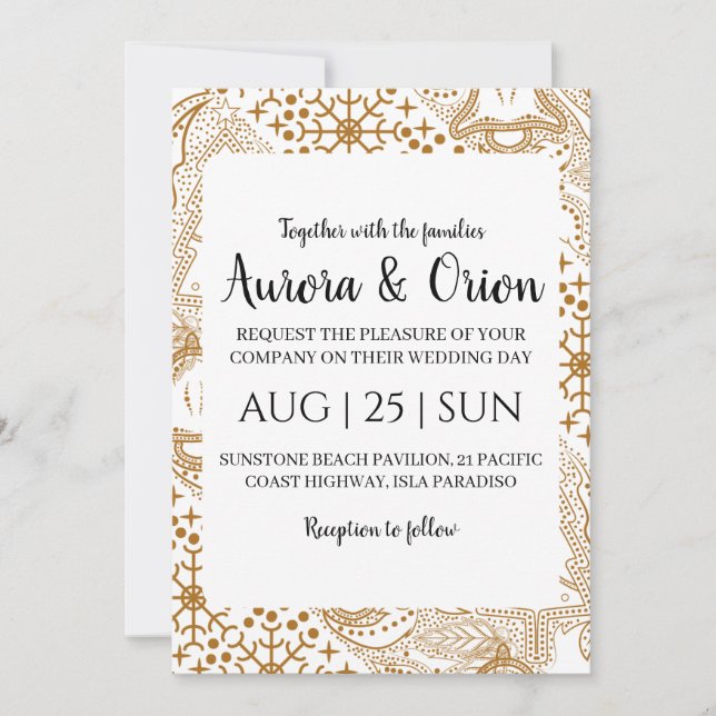 convites de casamento de natal com tipografia eleg (Frente)