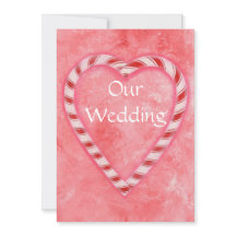 Convites de Casamento de Natal para Canas Congelad