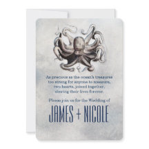 Convites de Casamento de Praia com Sal Marinho e P