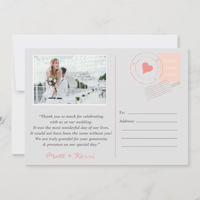 Convites de casamento de primavera floral em aquar (Verso)