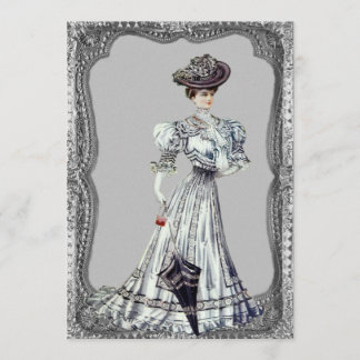 Convites de Casamento de Senhora Vitoriana