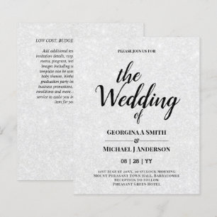 Convites de Casamento de TYPOGRAPHY de NEGÓCIOS M