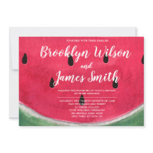 Convites De Casamento De Verão Com Melancia