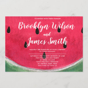 Convites De Casamento De Verão Com Melancia