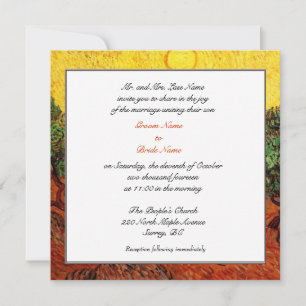 Convites de casamento dos pais do quarto