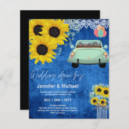 Convites de casamento Drive-BY Orçamentário - Casa