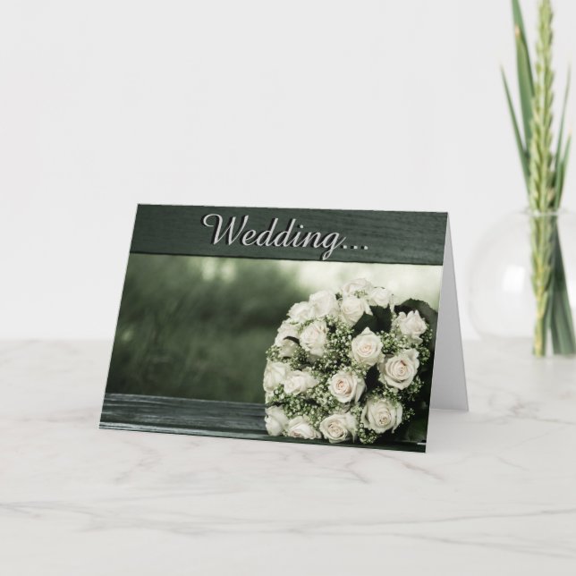 Convites de Casamento Elegantes (Frente)