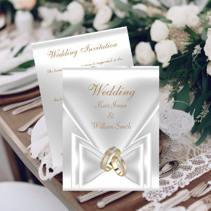 Convites de casamento elegantes