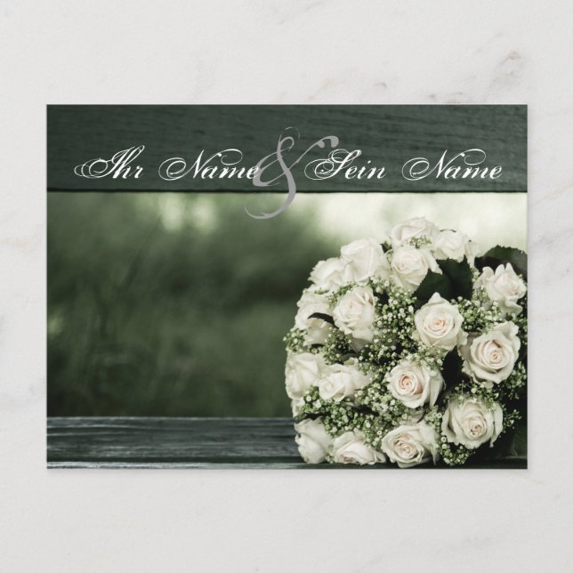 Convites de Casamento Elegantes (Frente)