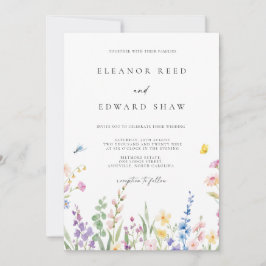 Convites de Casamento Elegantes Minimalistas Moder