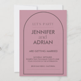 Convites de Casamento em Arco