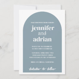 Convites de Casamento em Arco