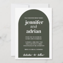 Convites de Casamento em Arco