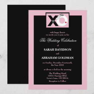 Convites de Casamento Engraçados e Lindos Preto e 