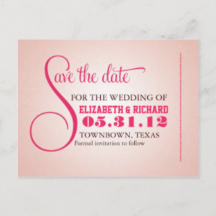 convites de casamento estilo vintage rosa save the