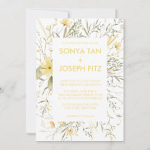 Convites de Casamento Florais
