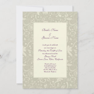 Convites de Casamento Florais Simples e Elegantes