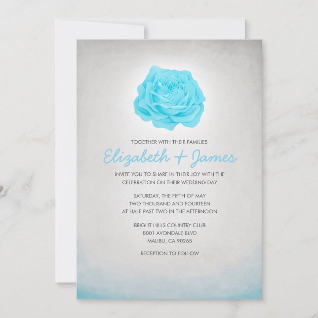 Convites De Casamento Floral De Trendy Luxury (Frente)