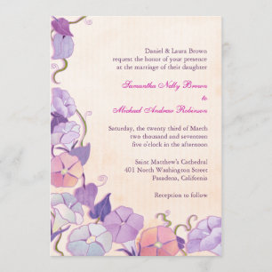 Convites de casamento formais elegantes