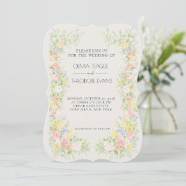 Convites de Casamento Glamourosos de Jardim Régio