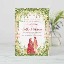 Convites de casamento hindu & convites de casament