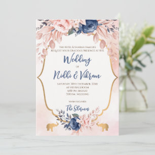Convites de casamento indiano & cartões de casamen