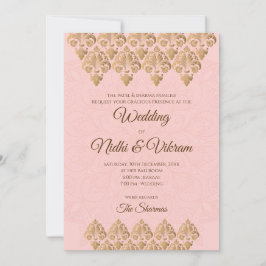 Convites de casamento indiano & convites de casame