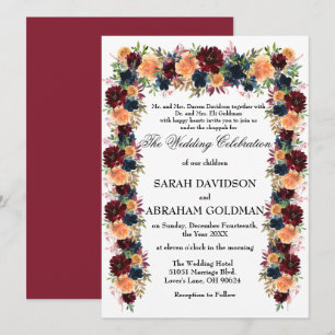 Convites de Casamento Judaico Tradicionais - Vinho