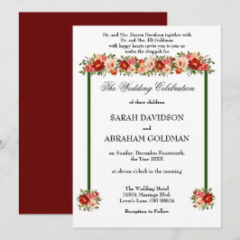 Convites de Casamento Judaicos Tradicionais