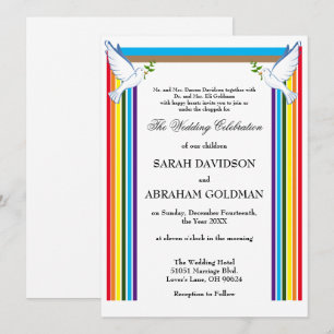 Convites de Casamento Judaicos Tradicionais - Arca