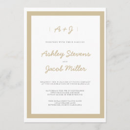 Convites de Casamento Minimalistas | EDDINHAS