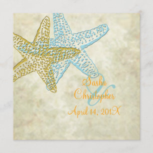 Convites de Casamento na Praia/areia branca