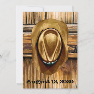 Convites de casamento ocidentais - 5" x 7"