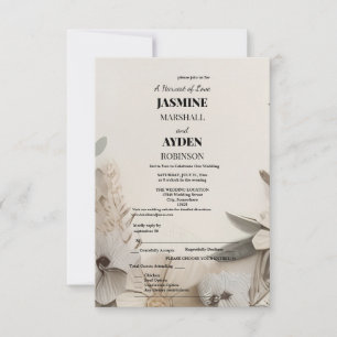 Convites de Casamento Personalizados Boho, Foto