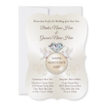 Convites de Casamento Personalizados Elegantes de