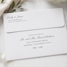 Convites de Casamento Personalizados em Envelopes