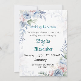 Convites de Casamento Personalizados Florais