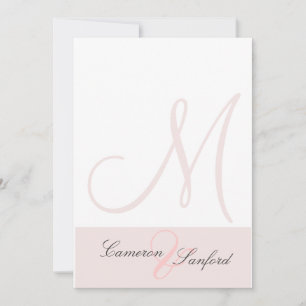 Convites de Casamento Personalizados Monograma/ gr