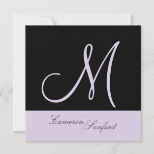 Convites de Casamento Personalizados Monograma/lil