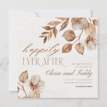 Convites de Casamento Rustic Romance