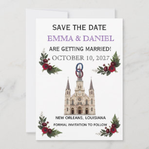 convites de casamento salve a data nova orleans la