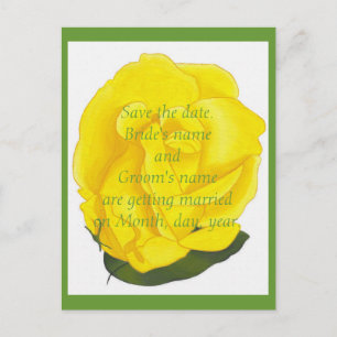 Convites de casamento Save the date com Rosa Amare