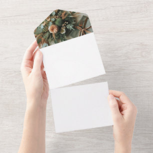 Convites de Casamento Tudo em Um – Estilo Elegan