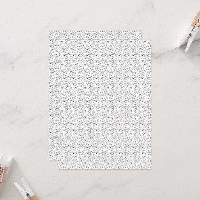 Convites de Casamento Únicos | Para Imprimir & Ele (Frente/Verso In Situ)