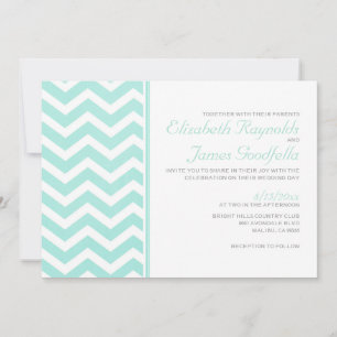 Convites De Casamento Vintage Chevron Zigzag