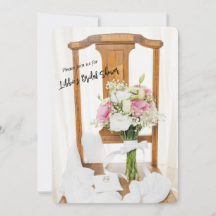 Convites De Casamentos De Chá de panela Branco