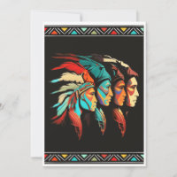 Convites de Cavalos Nativos Americanos